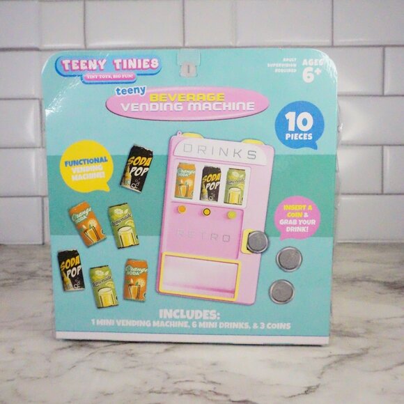 Drinks Vending Machine Mini Play Set - Picture 5 of 10